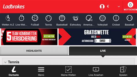 Ladbrokes – Sportwetten App .